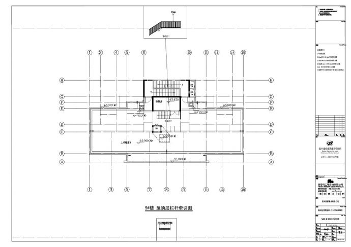 温州远洋高新地块项目5号楼门窗栏杆牵引图CAD图_图1