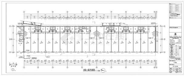 某商业楼建筑平面图-图一