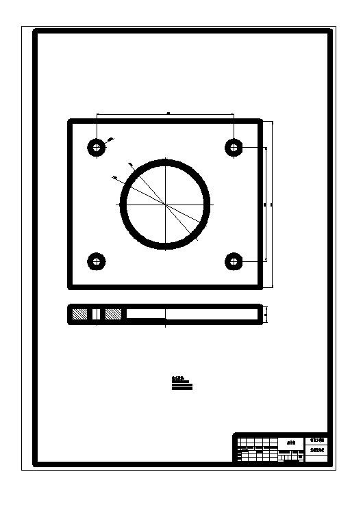 防盗门锁壳成形模及整套模具的设计图_图1