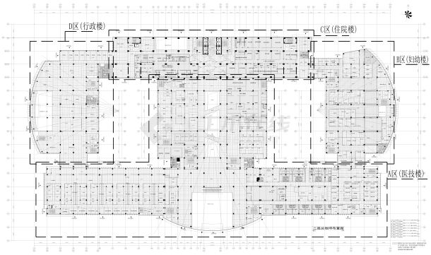 海市景涛医院新建工程--装修 总图-图二