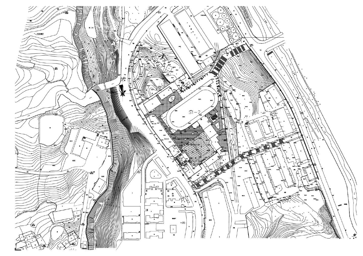 双河小学LID设施平面布置图