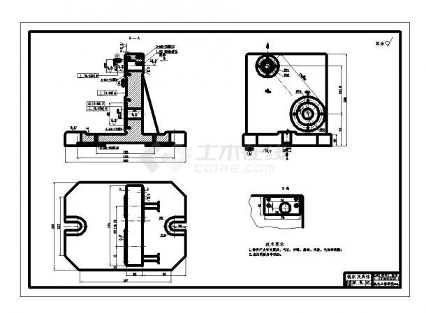 拨叉加工工艺及夹具设计图-图一