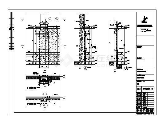 某四合院各层平面建筑CAD图-图一