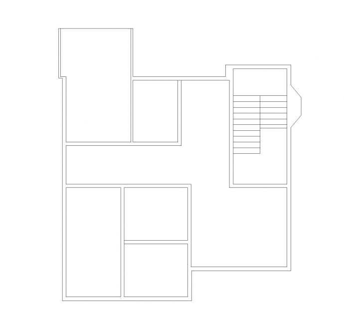 别墅一层建筑平面图_图1