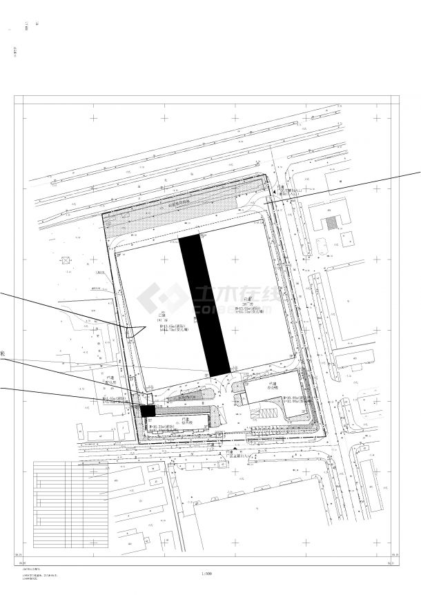 某食品加工企业车间改造（加钢廊）建筑-图一