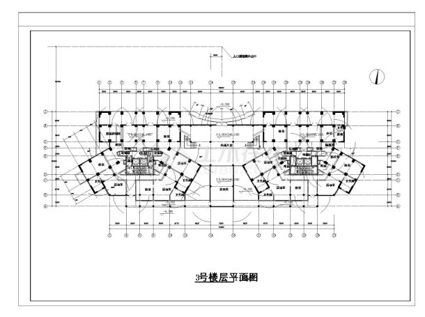 某住宅楼房设计施工图-图一