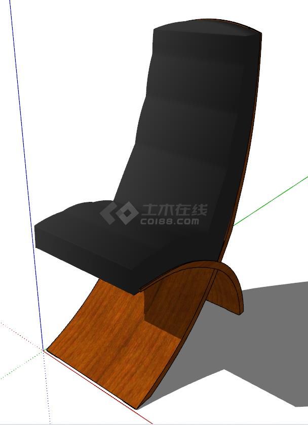 工艺精甚中式实木名椅su模型-图二