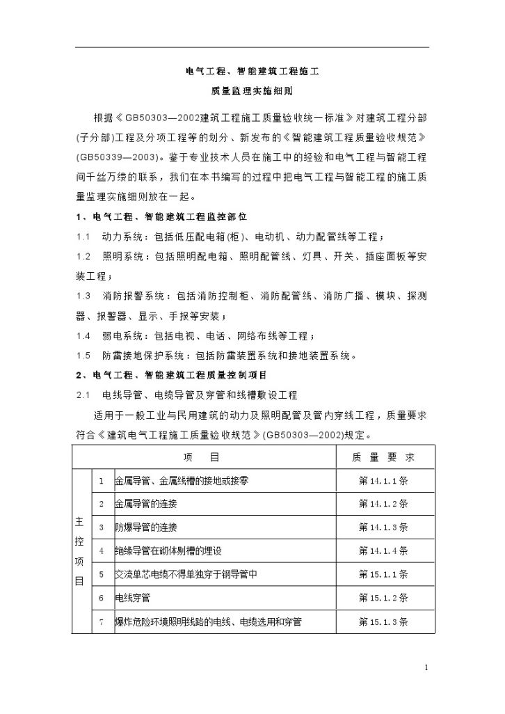 [广东]深圳监理公司电气工程及智能建筑工程监理细则范本-图二