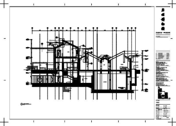 某地多层博物馆建筑规划图_图1