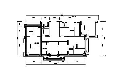 某住宅二层天花布置图-图一