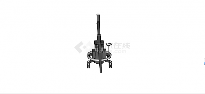 拍电影所用舞台设备su模型-图一