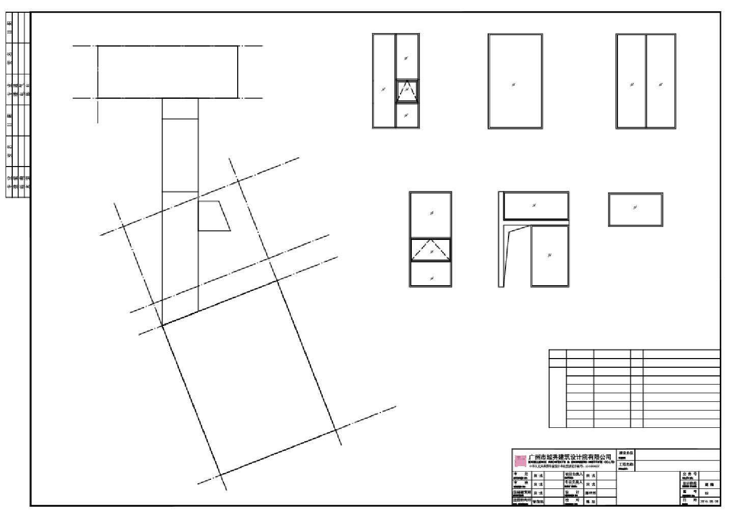 某某P4b建筑施工图CAD图
