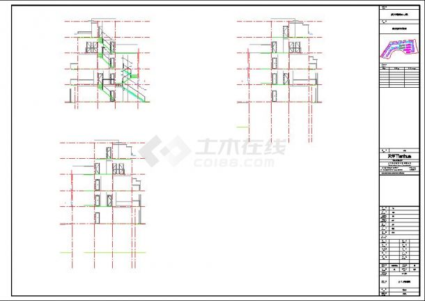 重庆北辰中央公园项目-天华S16-3建筑CAD图-图一