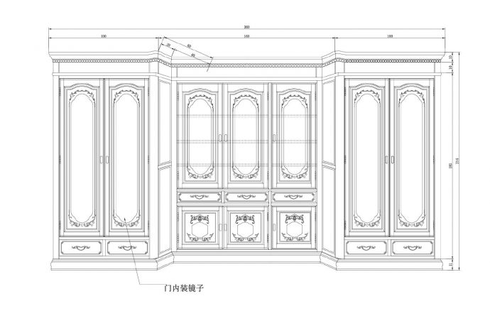 组合衣柜结构设计图_图1