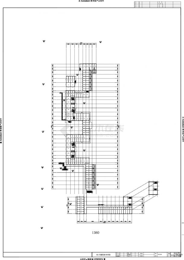 长沙某地商业地块-商业平面布置CAD图-图二
