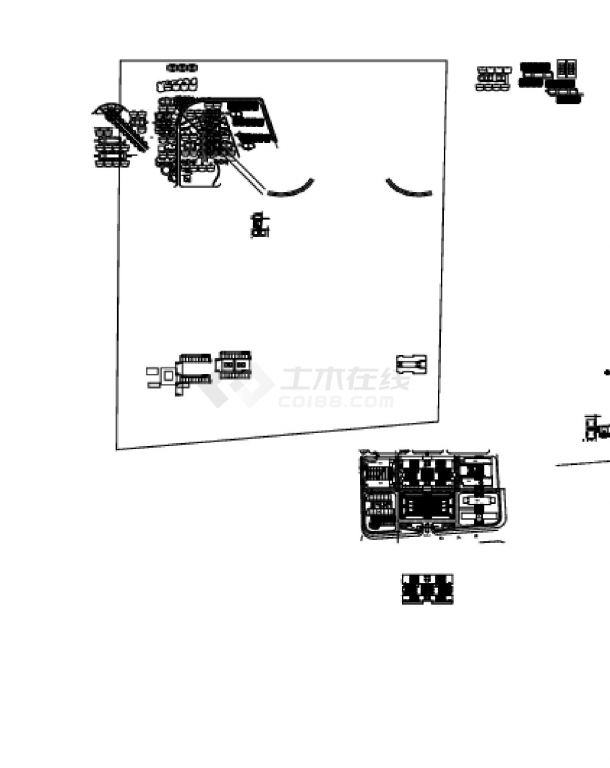 某省份职工医学院建筑设计图-图二