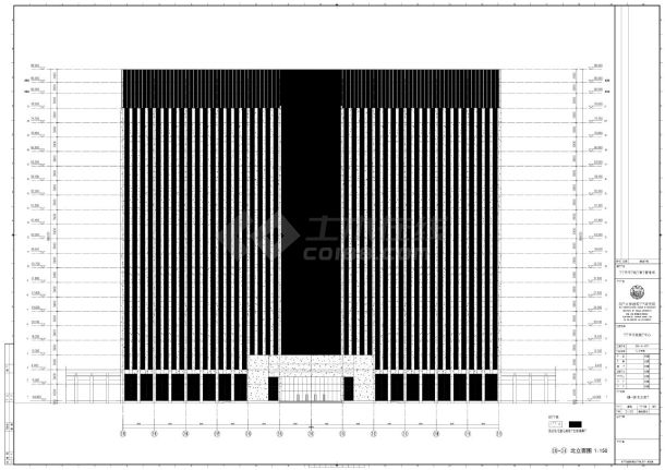 某城市行政中心建筑方案图-图二