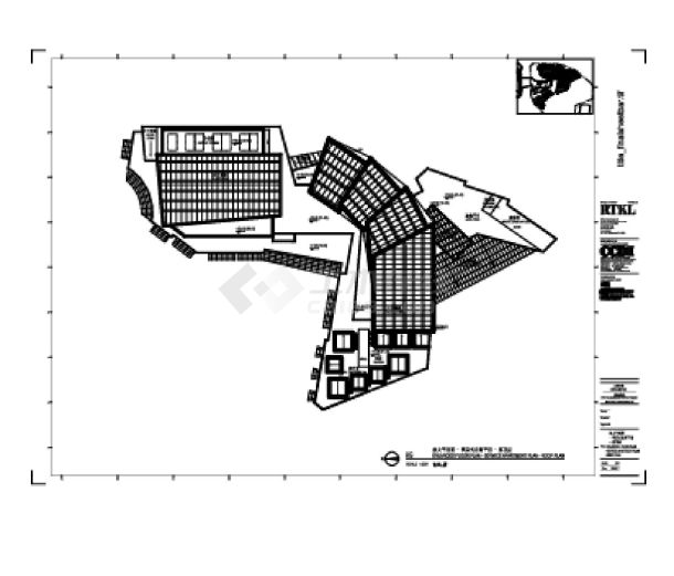 某万象城多层公寓楼建筑平面图-图一