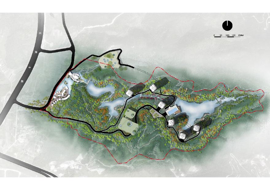 [浙江]山水型综合性生态高端养老度假园景观设计方案-图二