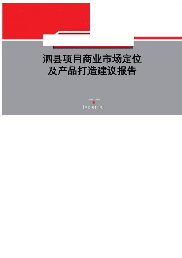 [安徽]商业项目市场定位及产品打造建议报告（114页）_图1