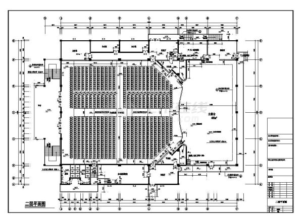 大礼堂cad装修图