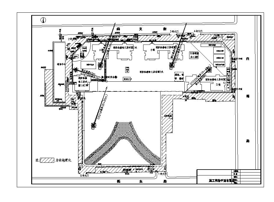 某施工现场平面布置图