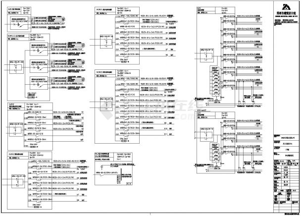 16层商业及办公楼电气施工图-图一