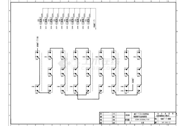 SAG-SHG-12电池柜接线图-图一