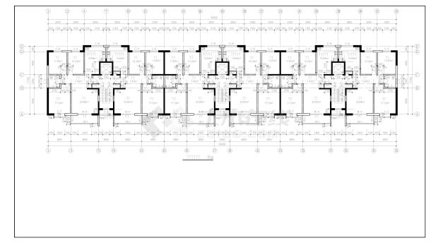 11层高层商住楼建筑设计施工图-图二