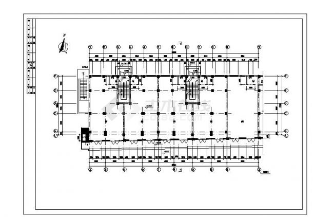 多层别墅建筑CAD平面立面施工图纸-图二