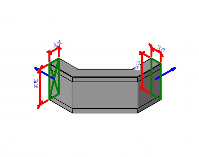 梯级式电缆桥架垂直凸弯通_图1
