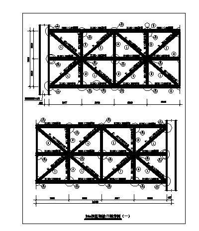 第一节钢桁架结构节点详图-图二