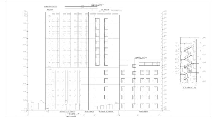 12层高层综合楼（超市商业450人剧场会议酒店）建筑设计施工图_图1