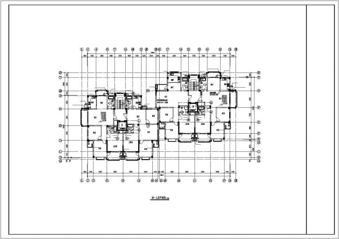 某高层住宅楼给排水消防施工CAD图纸_图1