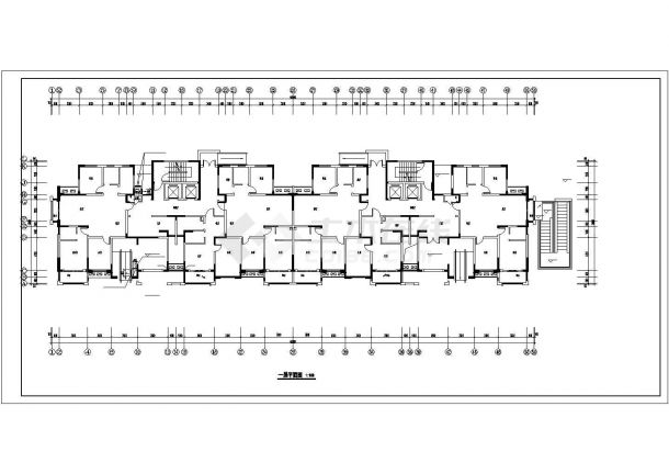 某住宅建筑人防战时通风系统设计施工CAD图纸-图二