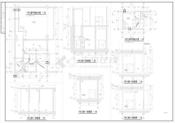 建施城市两馆（博物馆 图书馆）工程--建筑-图二