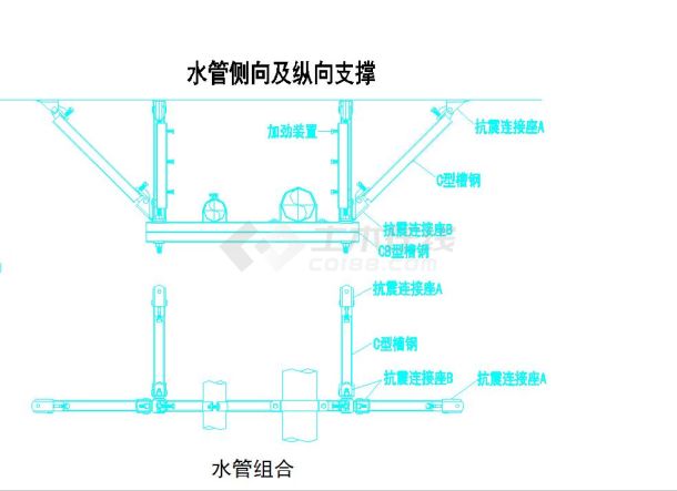 某地给排水说明及系统图CAD图纸-图一