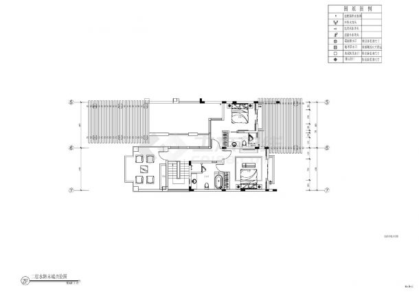 琼海别墅 2-27 2F室内空调机电装饰CAD图-图一