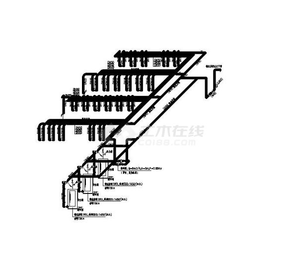 某国际大厦给排水大样图-图一