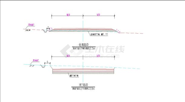 某地特殊路基处理图CAD图纸-图一