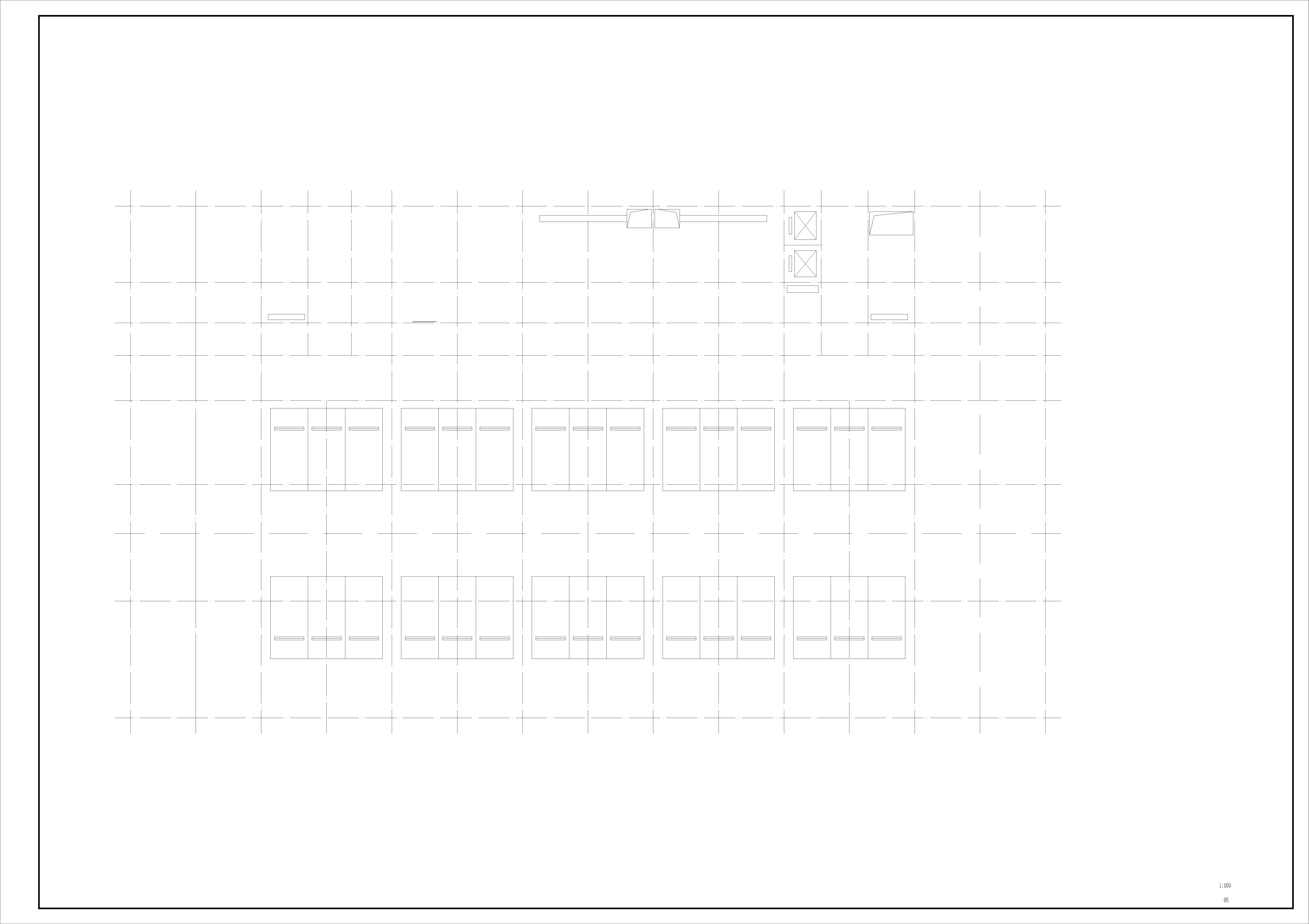 酒店建筑施工图 平面图 立面图 剖面图