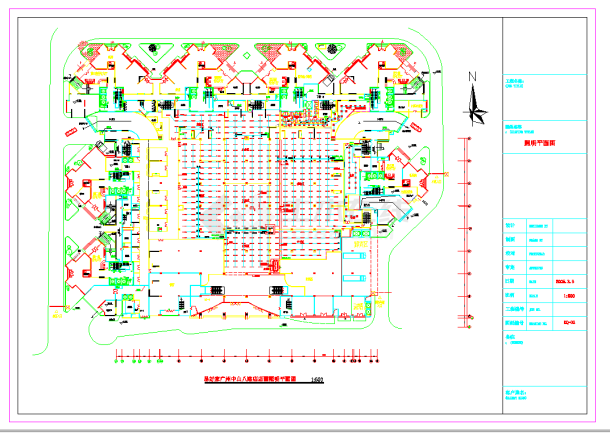某地广州某商场电气施工图CAD图纸-图二