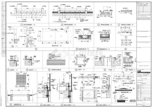 百度国际大厦东塔楼-A8001～8003建施节点大样CAD图-图一