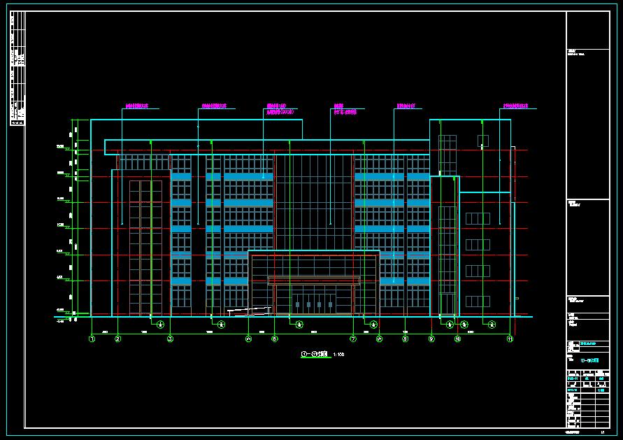 6层多层卫生院综合楼建筑设计施工图