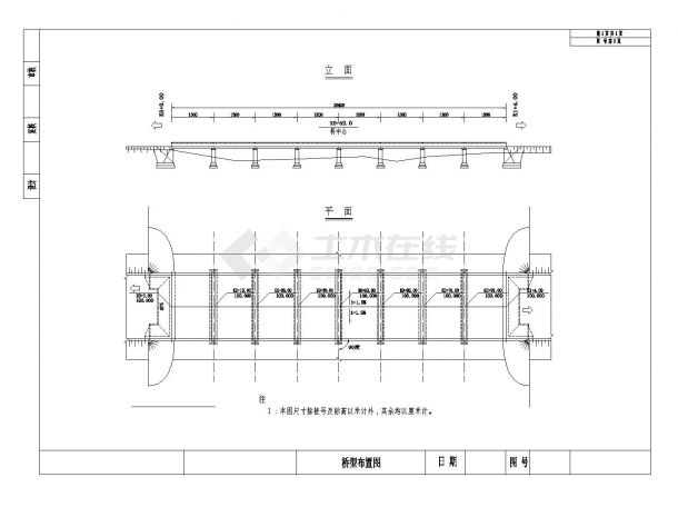 桥梁结构设计全套cad规划详图,包含u型桥台一般构造图,边板钢筋构造图