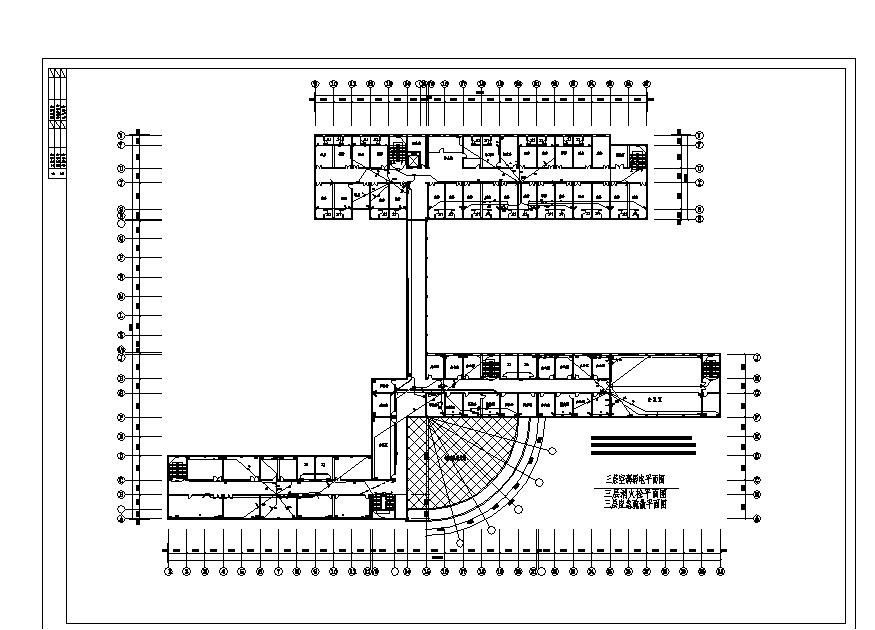 某城市医院电气结构布置CAD参考施工图