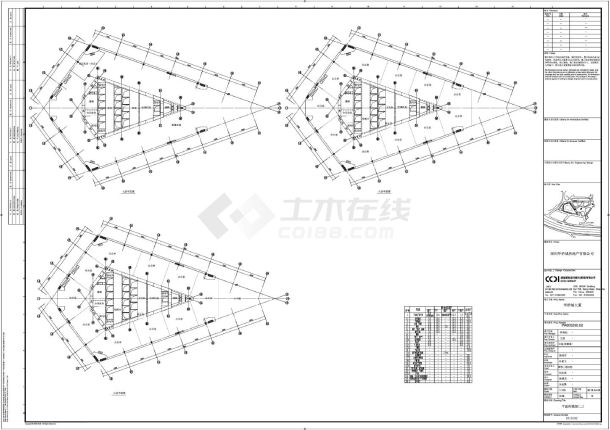 某知名大厦多层建筑荷载图-图一