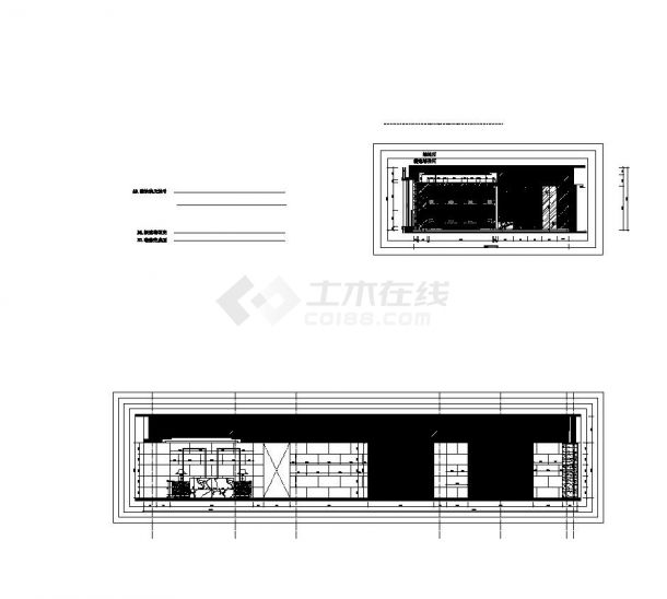 新中式某逊酒店2F大堂平面布置图-图二