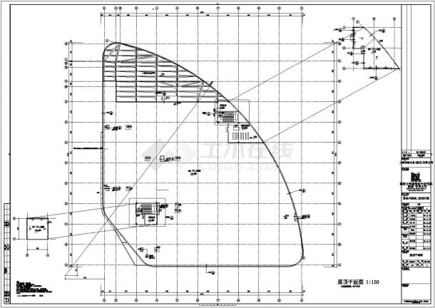 南昌凤凰城二期商业街A楼CAD大样构造节点图-图一