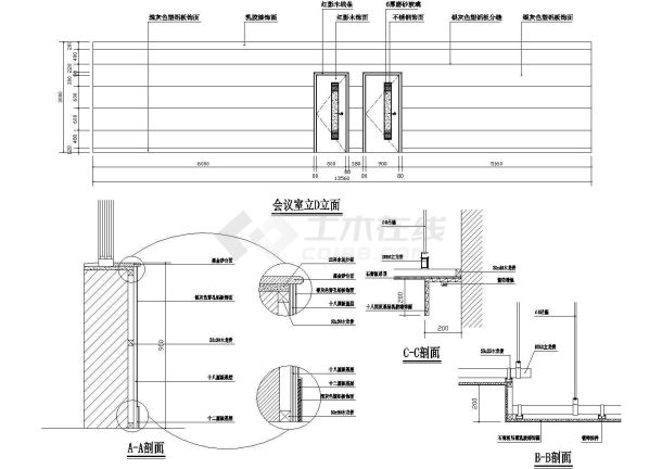 池州某广电大厦建筑设计CAD图纸-图一
